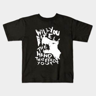 The Hand That Feeds - Illustrated Lyrics - Inverted Kids T-Shirt